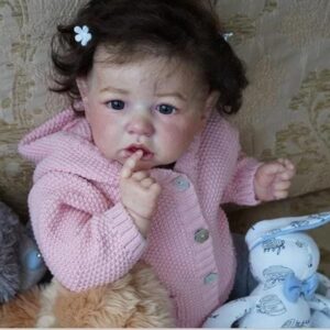 22'' Little Cute Sylvia Reborn Baby Doll, Cloth Body | Reborn Shoppe